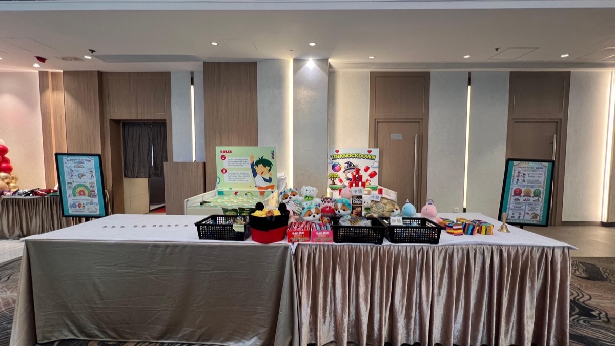 公司家庭日嘉年華遊戲攤位與獎品佈置